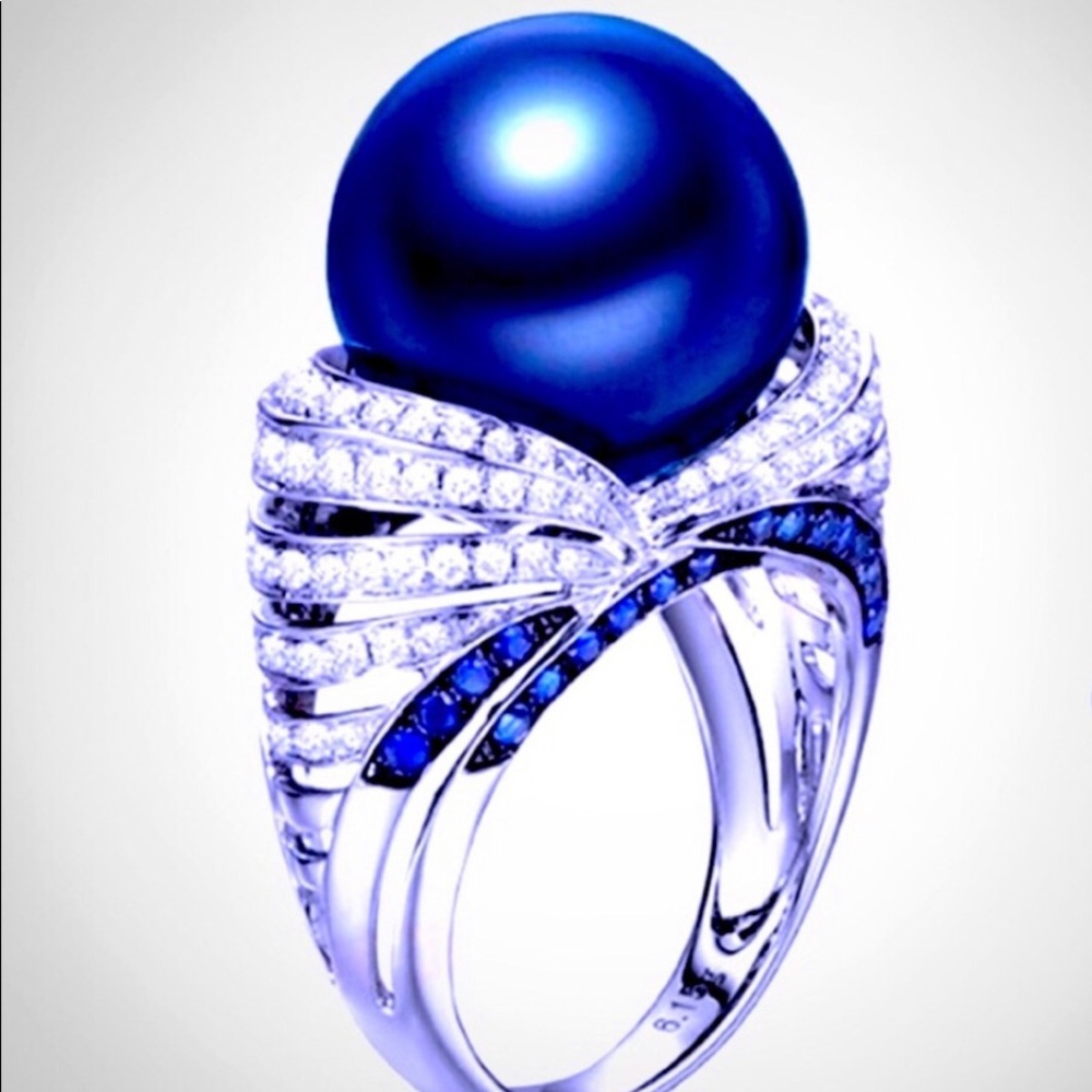 ✨Beautiful Blue Pearl Ring✨